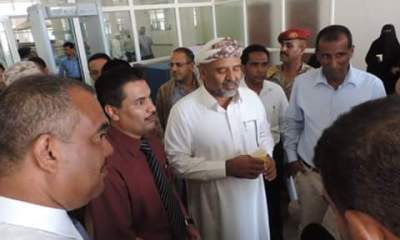 في نقله نوعيه .. وكيل المحافظة الكثيري يدشن اولى الرحلات الجوية في الصالات الجديدة بمطار سيئون