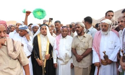 شيخ مشايخ آل كثير الاستاذ / عبدالله صالح الكثيري يحتفل بزواج إبنه بمدينة سيئون