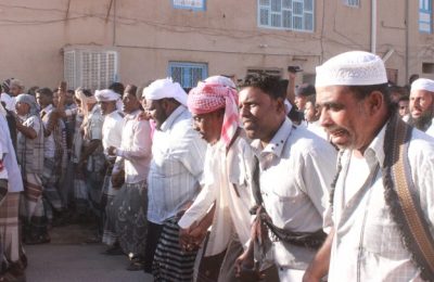 عينات بتريم تشهد حفلاً تراثياً بعودة رجال القناصة