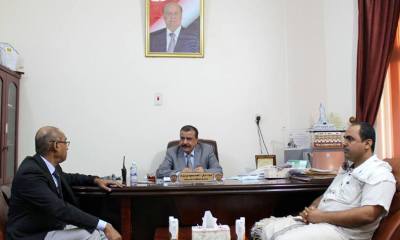 محافظ حضرموت يناقش مع المدير التنفيذي لبترومسيلة أوضاع ومستوى الإنتاج النفطي والمخزون الاحتياطي