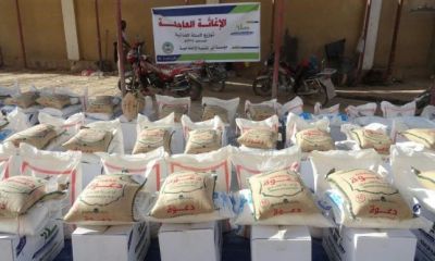 بتمويل مؤسسة صلة للتنمية : مدير عام القطن يدشن حملة الإغاثة العاجلة لعمال وحدة النظافة