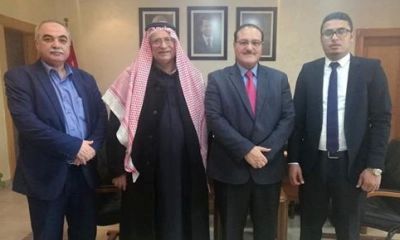 الدكتور عمر عبدالله بامحسون مؤسس مؤسسة الصندوق الخيري للطلاب المتفوقين يزور السفارة اليمنية ومستشفى الإسراء