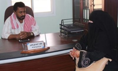 مدير عام مديرية المكلا يلتقي رئيسة قسم تعليم الفتاة ومشاركة المجتمع بأرياف المكلا