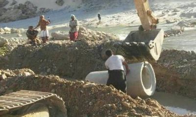 حملة تطوعية لإصلاح «جسر الحياة» بمديرية حجر