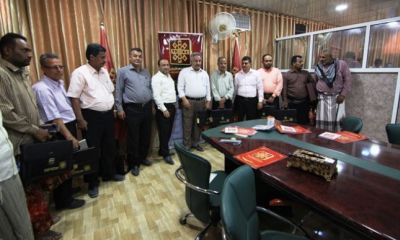 زيارة وفد رفيع من البنك الأهلي اليمني لاستثمارات مجموعة الماهر التجارية