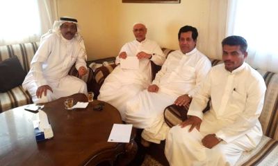 مدير عام دوعن يلتقي بالشيخ عبدالله بقشان ويطلعه على الوضع بالمديرية