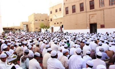 في وسط حضور مهيب سيئون تشهد حولية قراءة المولد النبوي للشمائل المحمدية للأمام العلامة / حسين بن عبدالله بن حسن عيديد