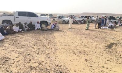 اختتام مهرجان الرماية بمديرية قف العوامر بصحراء حضرموت