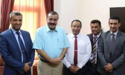 مؤسسة العون للتنمية تدشن أول لقاءاتها لمشروع مكافحة حمى الضنك مع محافظ حضرموت