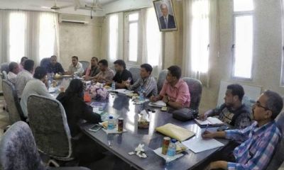 لجنة معرض حضرموت التجاري والصناعي تشيد بمستوى مشاركة الشركات وتقر اقسام المعرض