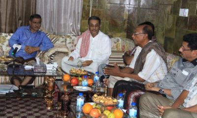 قائد المنطقة العسكرية الثانية يلتقي بعدد من التجار الحضارم