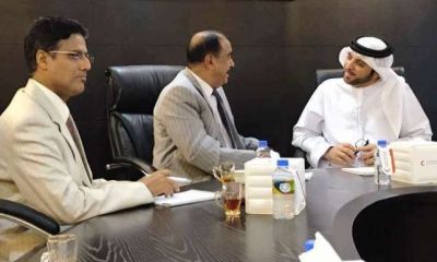 محافظ حضرموت يلتقي قيادة هيئة الهلال الأحمر الإماراتي في أبوظبي ويثمن الدور الريادي والفاعل لها في حضرموت