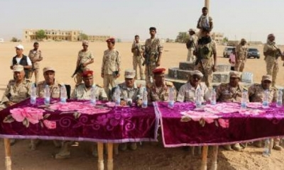 محافظ حضرموت يحضر عرضا عسكريا لوحدات جديدة تابعة لقيادة المنطقة العسكرية الثانية
