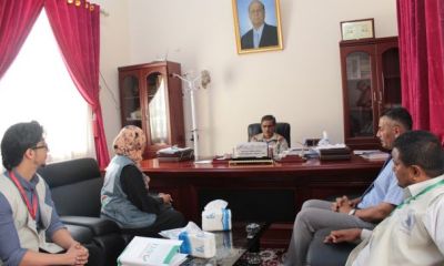 محافظ حضرموت يلتقي وفد منظمة برنامج الغذاء العالمي WFP