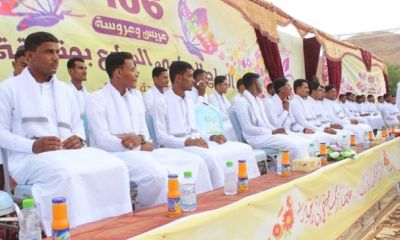 منطقة ثبي بتريم حضرموت تحتفل بزواج "106" عريس وعروس ضمن زواجها الجماعي السابع