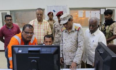 محافظ حضرموت يقوم بزيارة تفقدية للمحطة الكهربائية لشركة حضرموت الاستثمارية للكهرباء