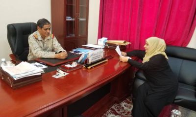مدير عام اذاعة المكلا تلتقي محافظ حضرموت
