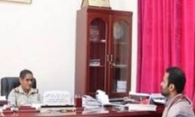 محافظ حضرموت يناقش مع المدير العام لمديرية العبر سبل تعزيز القضايا الخدمية والأمنية