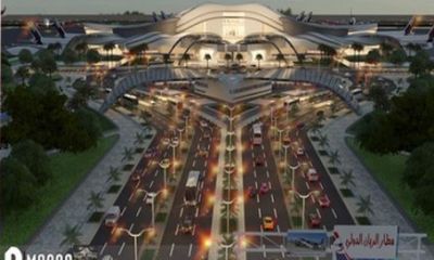 طالب حضرمي بكلية هندسة جامعة حضرموت يبدع بتصميم لتطوير مطار الريان الدولي بالمكلا (صور)