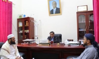 محافظ حضرموت يلتقى بقيادة فرع جامعة القرآن الكريم بالمكلا