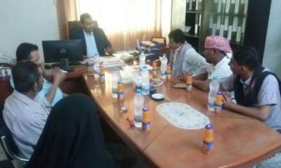 وزير النقل مراد الحالمي يجتمع بمكتب النقل بمحافظة حضرموت