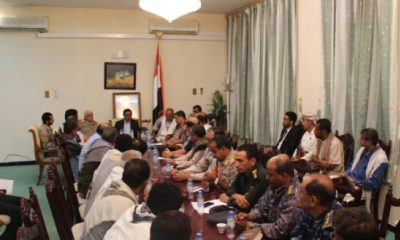 إجتماع بسيئون برئاسة المحافظ البحسني لمناقشة تطورات المشهد الأمني بوادي وصحراء حضرموت :