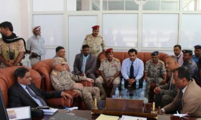 البحسني يتفقد سير العمل في مطار سيئون الدولي ويتعرف على الصعوبات التي تواجه سير العمل فيه