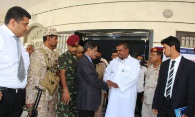 محافظ حضرموت يتفقد مستشفى سيئون ومراكز الكلى