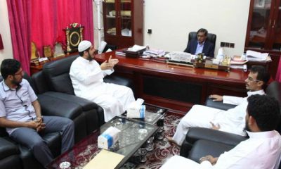 المحافظ البحسني يطلع على أنشطة ومشاريع مؤسسة نهد التنموية