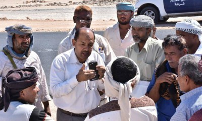 مدير عام غيل باوزير يأمر بوقف اي استحداثات في موقع الأشكال بوادي سرور بحباير