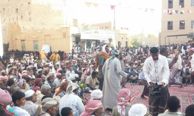 بحضور قرابة 4500 متفرج مدينة بور التاريخية تقيم الزف السنوي للقنيص للعام 2018م 