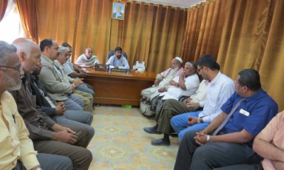 مدير عام القطن يلتقي الاطباء والاخصائيين بمستشفى القطن العام