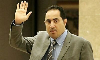 وزير الشباب والرياضة يحيي جهود المحافظ البحسني في التصدي وطرد عناصر الشر والارهاب في وادي المسيني