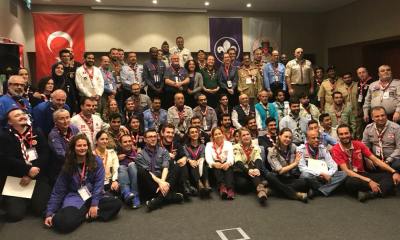 مشاركة ناجحة للكشافة اليمنية في أعمال اللقاء العربي الاوروبي ال12 بتركيا 