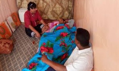 مدير مكتب الأشغال العامة والطرق بغيل باوزير يزور أحد عمال المكتب 