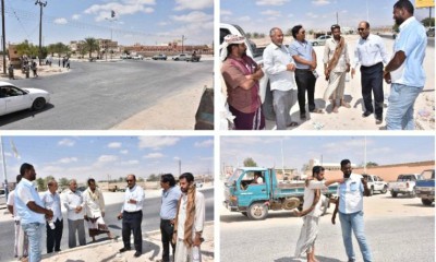 المدير العام لمديرية غيل باوزير يرعى الاستلام الأولي لطريق الصداع – غيل باوزير