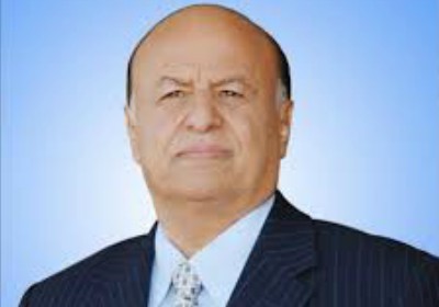 الرئيس هادي  يعزي في استشهاد الحبيب عيدروس بن سميط .