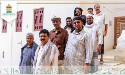 وفد مركز حضرموت للدراسات التاريخية والتوثيق والنشر في (مصنعة آل العمودي) بصيف يعانق التاريخ الحضرمي المجيد