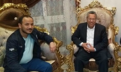 مدير عام مديرية شبام يطمئن على صحة دولة رئيس الوزراء الدكتور أحمد عبيد بن دغر​