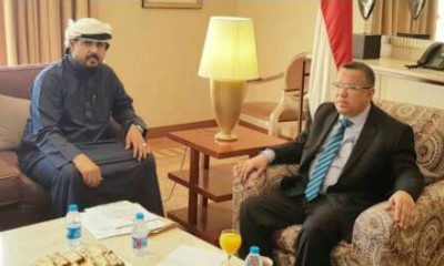 في لقاء مع المستشار الجهوري: رئيس الوزراء بن دغر يوجه باستيعاب خريجي النفط الحضارم في شركة بترومسيلة
