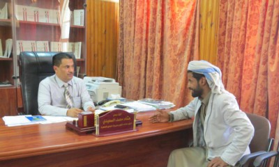 مدير عام القطن يبحث مع الوكيل السعيدي الاسراع في انزال مناقصات المشاريع ضمن حصة الوادي من النفط