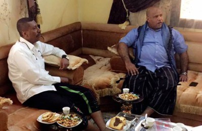 المدير العام لمديرية بروم ميفع يزور رجل الأعمال والشخصية الأجتماعية الشيخ المهندس صالح عبدالرحيم بامزاحم