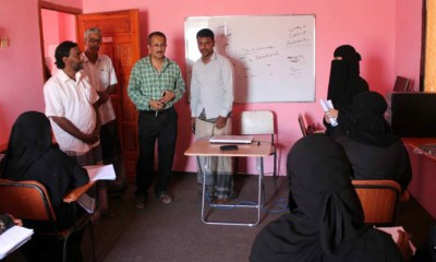 السلطة بالشحر في زيارة لمؤسسة رؤى الشبابية والمعهد التقني 