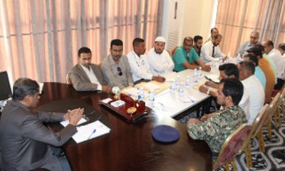 المحافظ البحسني يترأس اجتماعاً للجنة العائدين من المهجر بحضور ممثلين عن منظمات المجتمع المدني 