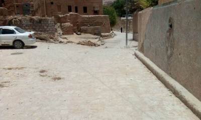 مشروع الأشغال العامة بالمنطقة الفرعية يستلم مبدئياً مشروع رصف وتحسين طريق ساه بعد انتهاء فترة العمل 