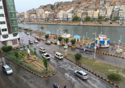 يوما ماطر في حضرموت