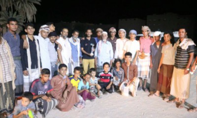 إستقبال حاشد لابن حضرموت الشاب المخترع عبدالرحمن عمر بن هرهره بمسقط راسة