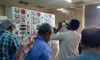 تشغيل المولد رقم 1 لتعزير محطة كهرباء باجرش بحضرموت