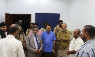 محافظ حضرموت يتفقد العمل في إعداد وطباعة أسئلة اختبارات الشهادة الثانوية بالمطبعة السرية بتربية ساحل حضرموت 