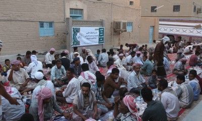 بتمويل كويتي .. "الضمير" تنفذ مشاريع إفطار للصائم في مساجد وأحياء وادي حضرموت